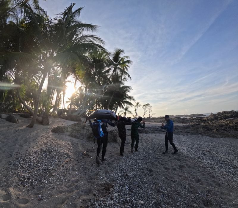 Spearbaby guide underwater